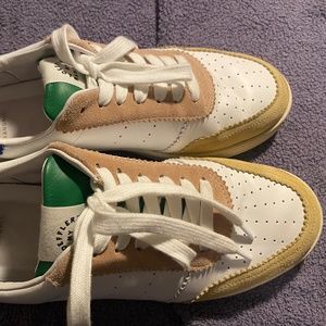 Loeffler Randall Keeley Colorblock Leather Sneakers